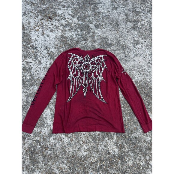 Y2k Raw State Redemption Thermal Long sleeve Affliction Style Mens Size XXL USA - Picture 1 of 4
